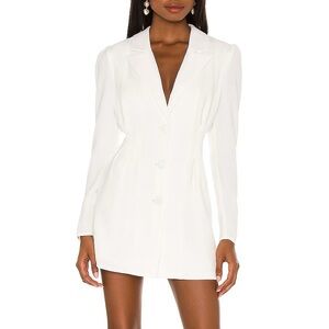 Lovers and Friends City Blazer White Dress